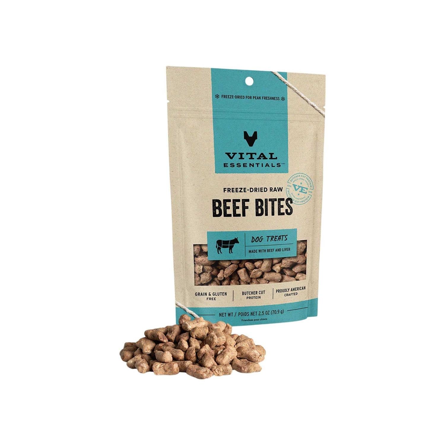 Freeze Dried Beef Bites Dog Treats J738198
