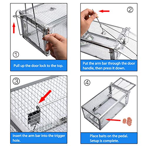 Humane Live Chipmunk Rat Mouse Cage Trap M81903