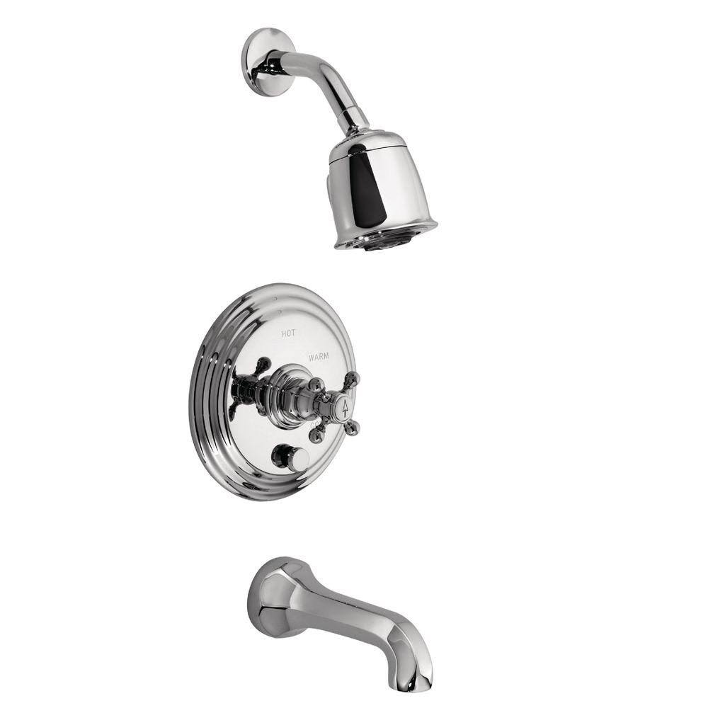 Polished Chrome Trim Balanced Pressure Tub/Shower Set U2670