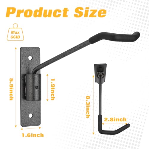 2 Pack Swivel Bike Rack Wall Mount U89207