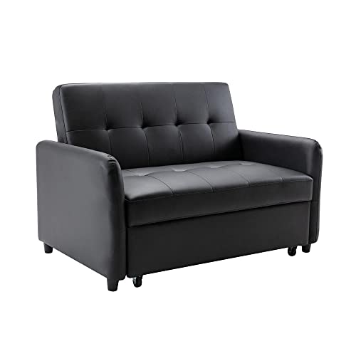Brown Pull-Out Sofa Bed D43461