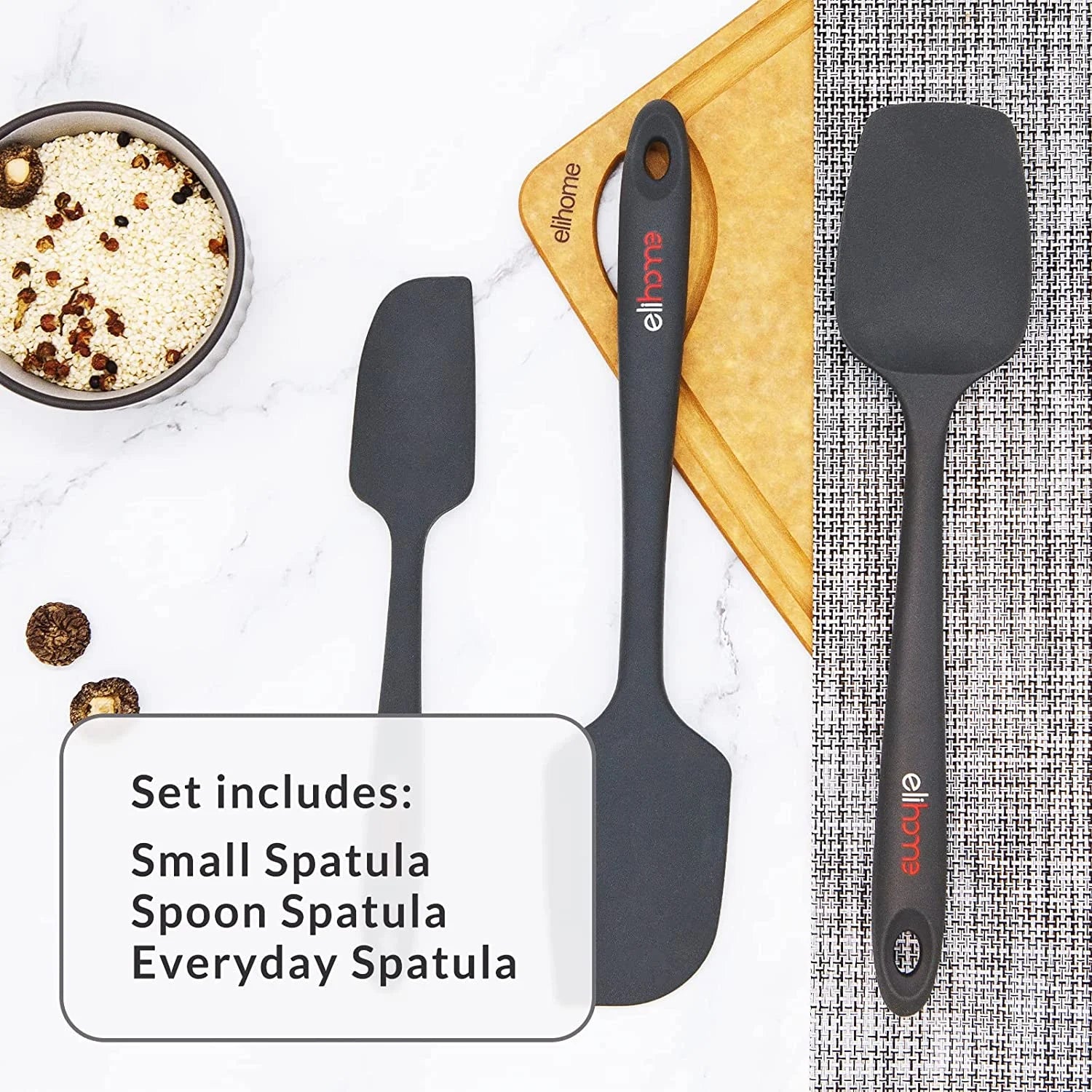3 Piece Silicone Spatula Set C1147