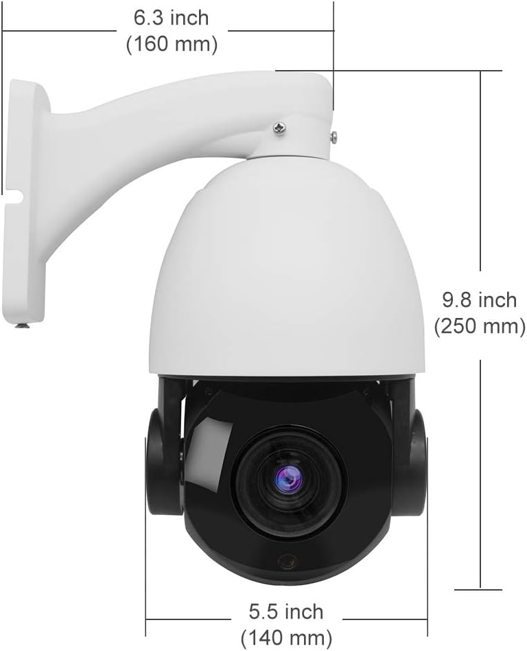 4K PTZ 8MP Security Camera with 30x Optical Zoom and Night Vision M7793