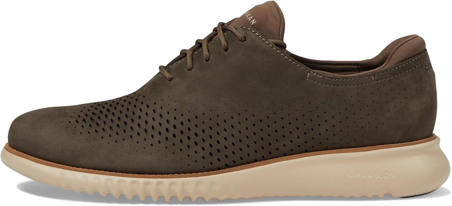 Deep Olive Nubuck Oxford Lined E267
