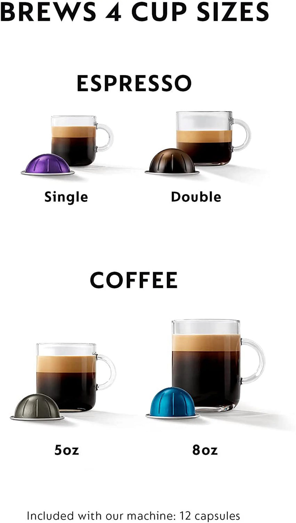 White Nespresso Vertuo Next Coffee and Espresso Machine K88395