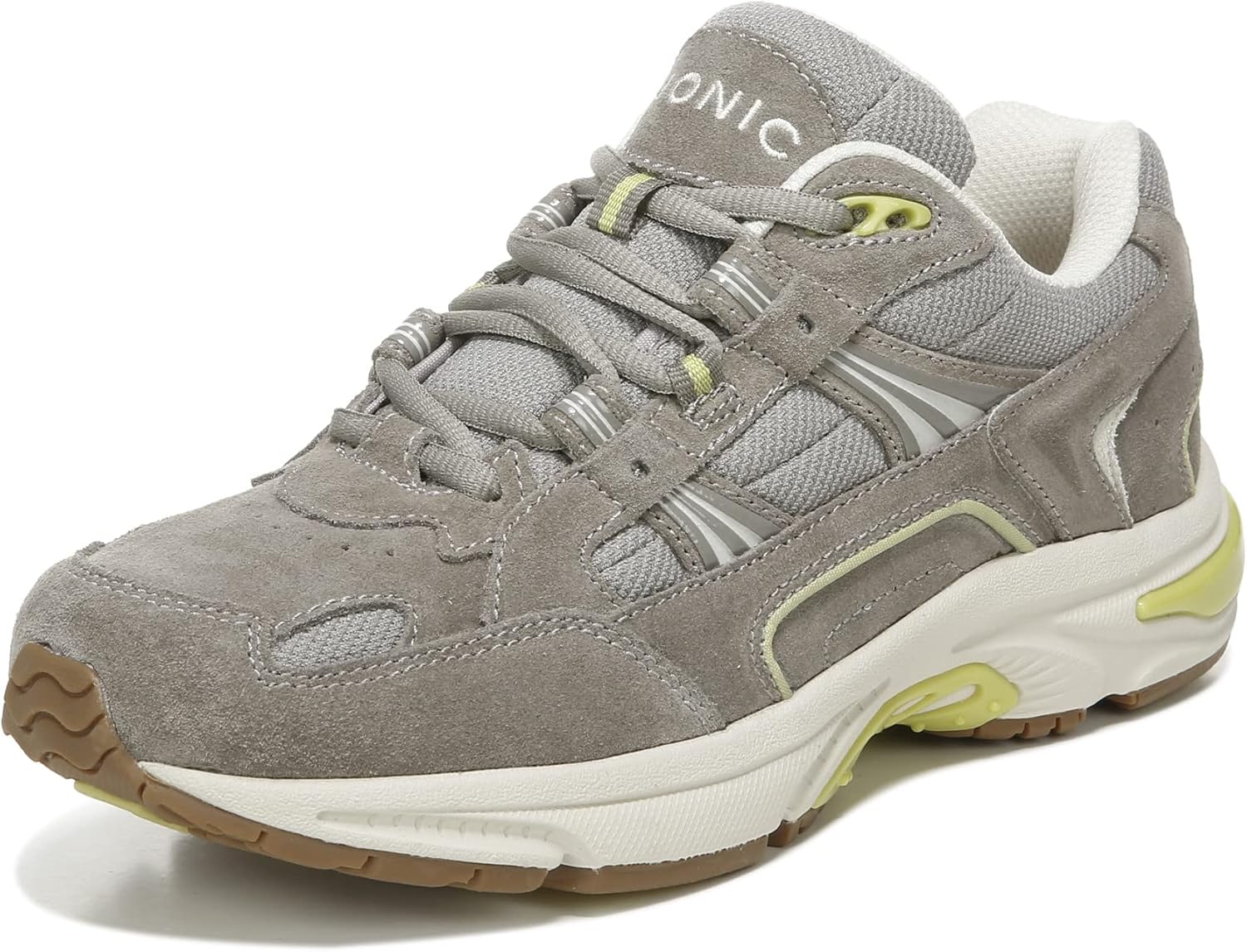 Women’s Classic Walker Comfort Sneaker Stone Suede 5 Medium V487194