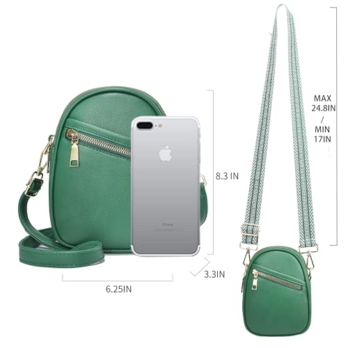 Small Crossbody Purse with 2 Bag Straps U4477