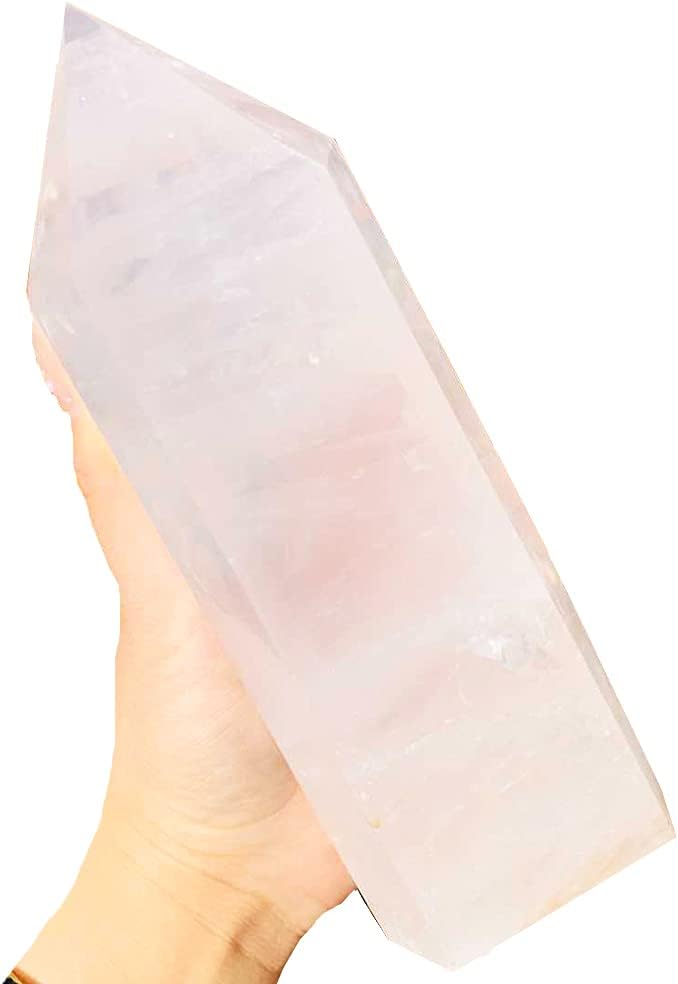 Natural Clear Quartz Tower Crystal Point Pack of 2 M9801