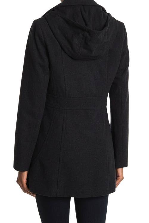 Double-Breasted Wool-Blend Peacoat E776772