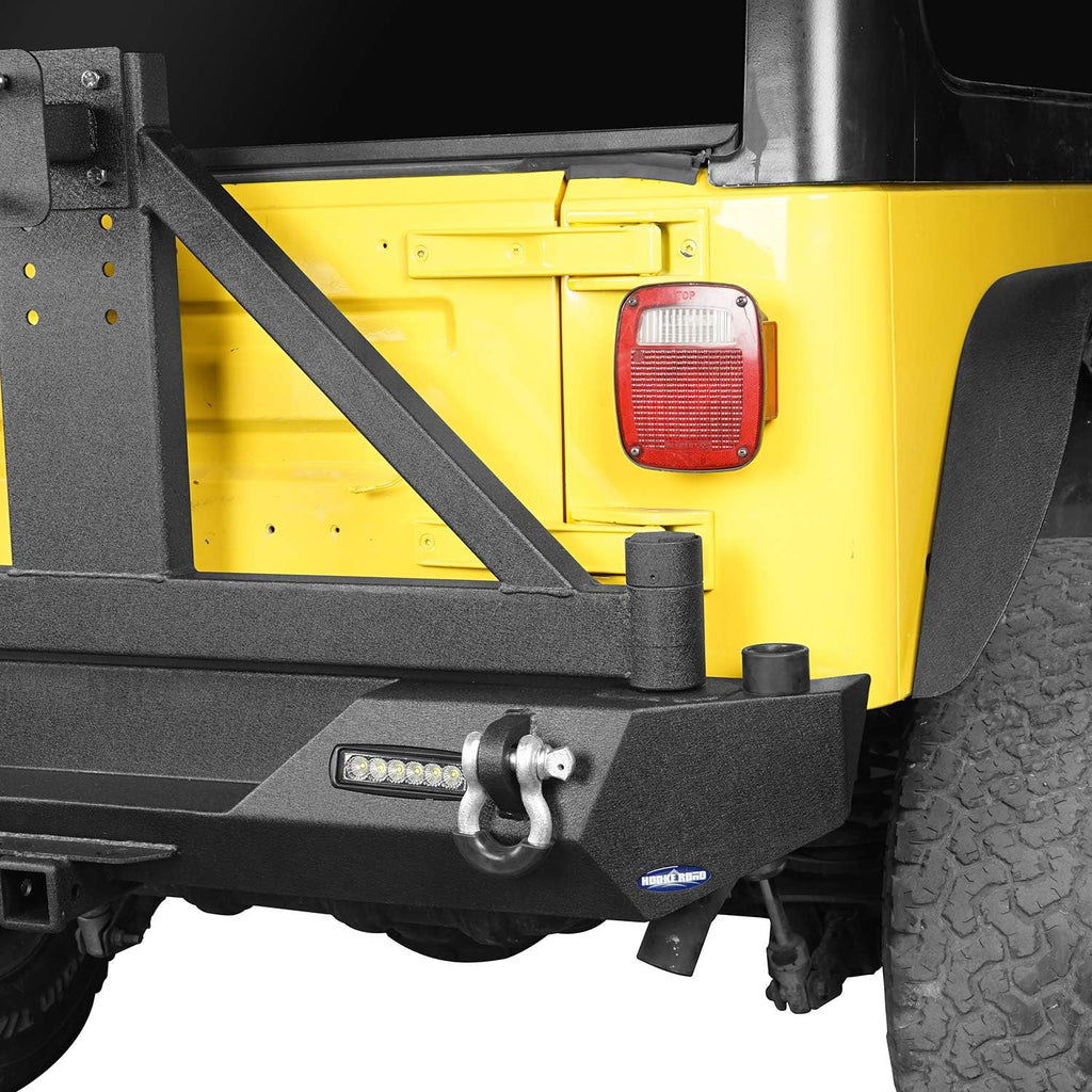 Steel Bumper with Tire Carrier and Receiver Hitch Z67898