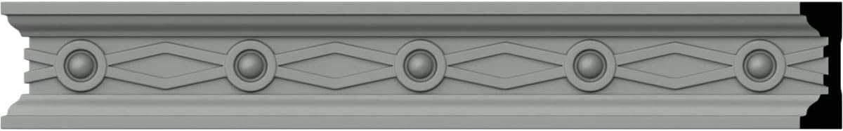 1 1/2"H x 1/2"P x 94 1/2"L Chair Rail E167456