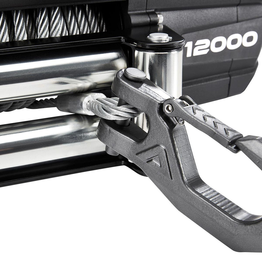12,000 lb. Winch with Steel Rope and Wireless Remote F1461
