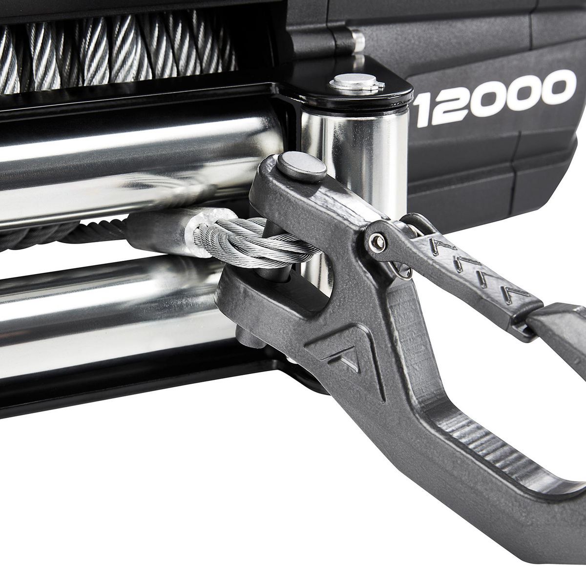12,000 lb. Winch with Steel Rope and Wireless Remote F1461