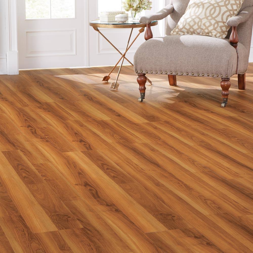Warm Cherry Luxury Vinyl Plank Flooring (24.74 Sq. ft. / CASE) E216