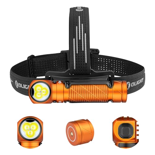 Rechargeable Headlamp Flashlight, 3000 Lumens LED Headlight with Red Light, Waterproof Head Lamp with Headband (Black) W89498