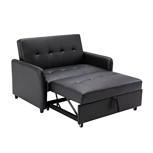 Brown Pull-Out Sofa Bed D43461