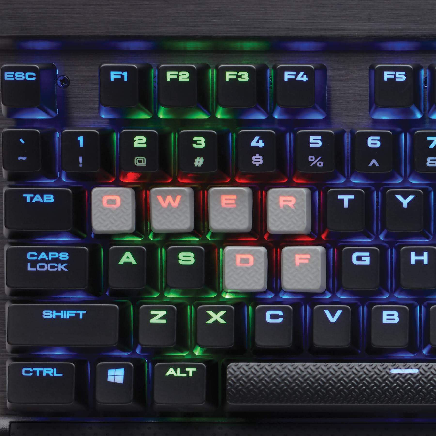 Compact Mechanical Gaming Keyboard with Cherry MX Speed RGB J408573