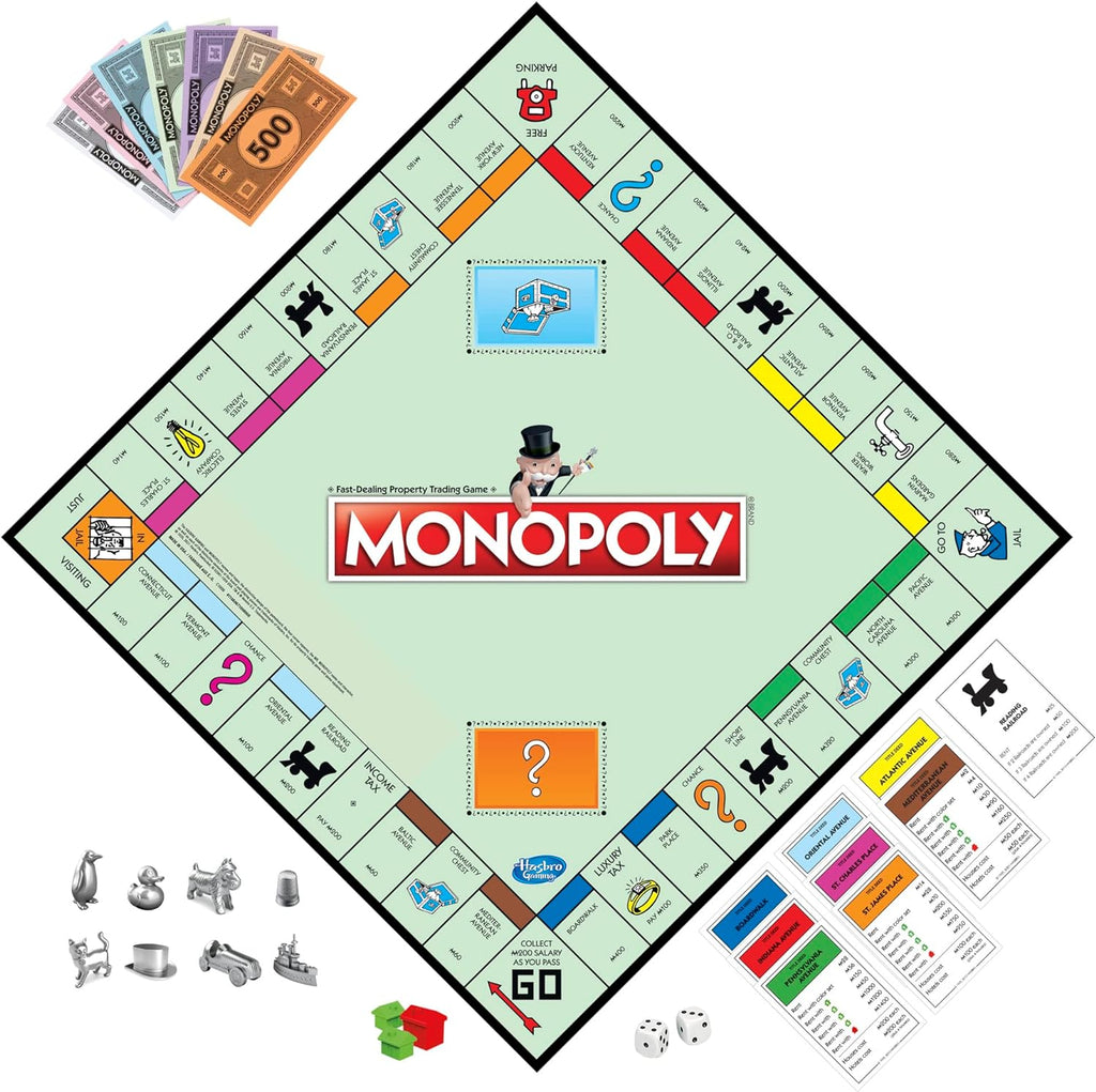 Board Game for 2 to 6 Players, includes 8 Tokens J19856