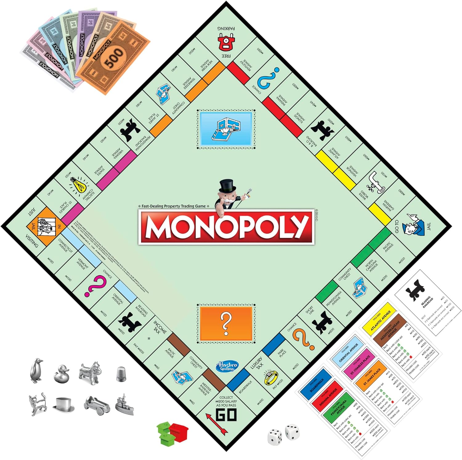 Board Game for 2 to 6 Players, includes 8 Tokens J19856
