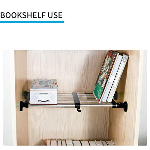 Black Adjustable Metal Shelf Rod V897