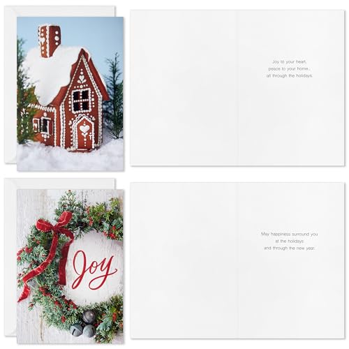 40 Cards and Envelopes Boxed Christmas Cards E670