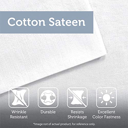 Grey/Aqua Cal King 7 Piece Sateen Cotton Comforter Set K23074