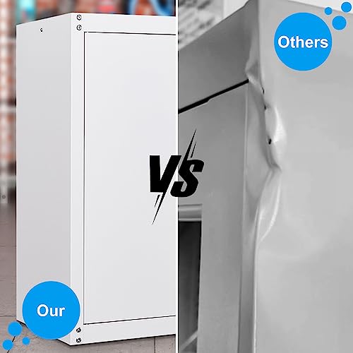 Metal Wall Cabinet with Doors and Adjustable Shelf U17725
