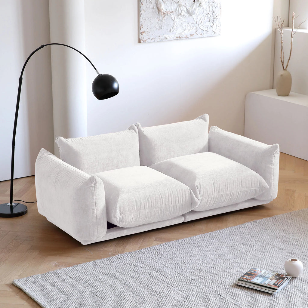Beige Chenille Modular Sectional Sofa A347177