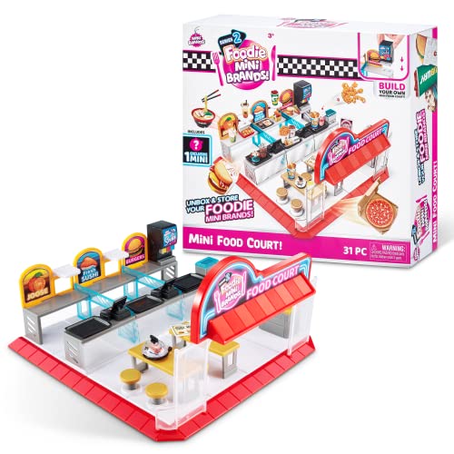 Mini Brands Foodie Series 2 Food Court Playset with 1 Exclusive Mini B713307