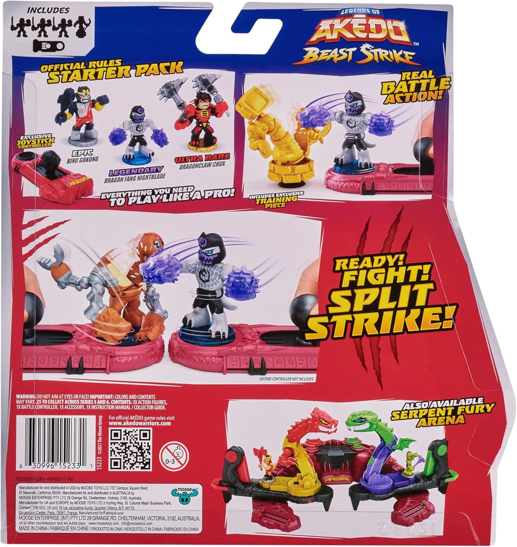 3 Mini Battling Warriors with Training Practice Piece and Exclusive Joystick Controller Q38462