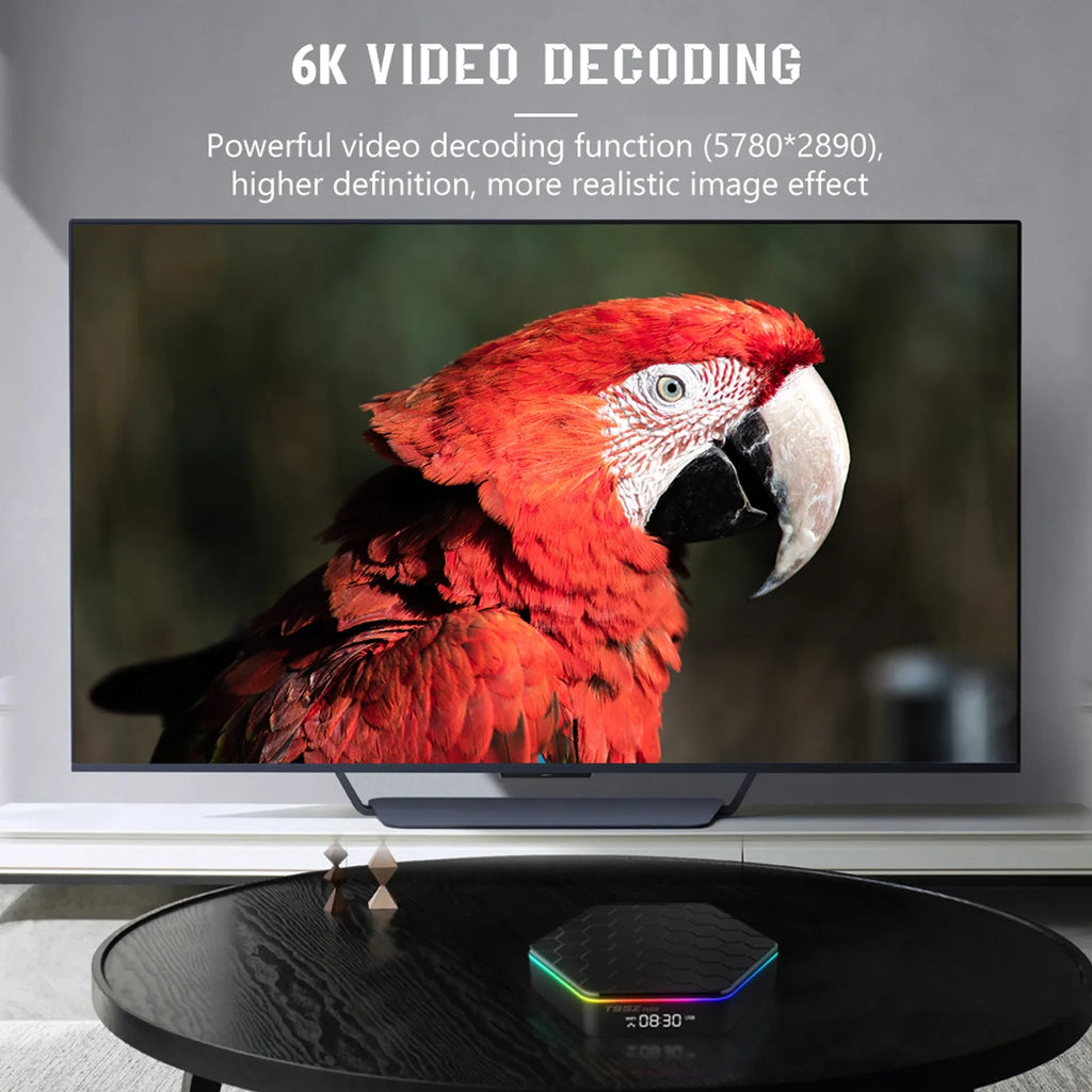 Smart TV Box, Android 12.0, 4K 6K Decoding, Dual Band WiFi6 BT5.0 V501