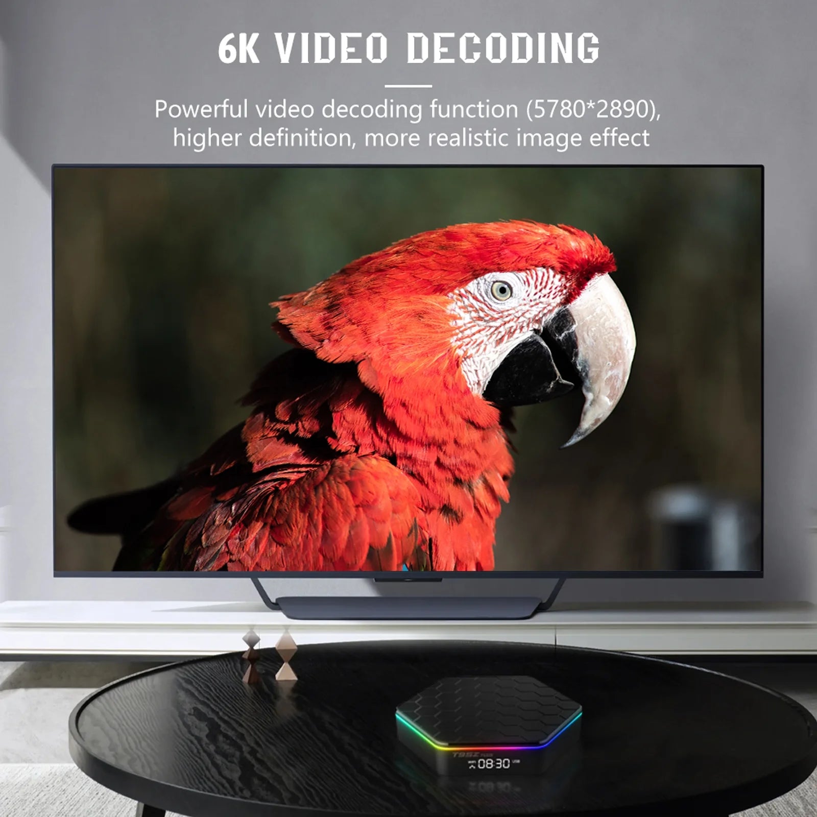 Smart TV Box, Android 12.0, 4K 6K Decoding, Dual Band WiFi6 BT5.0 V501