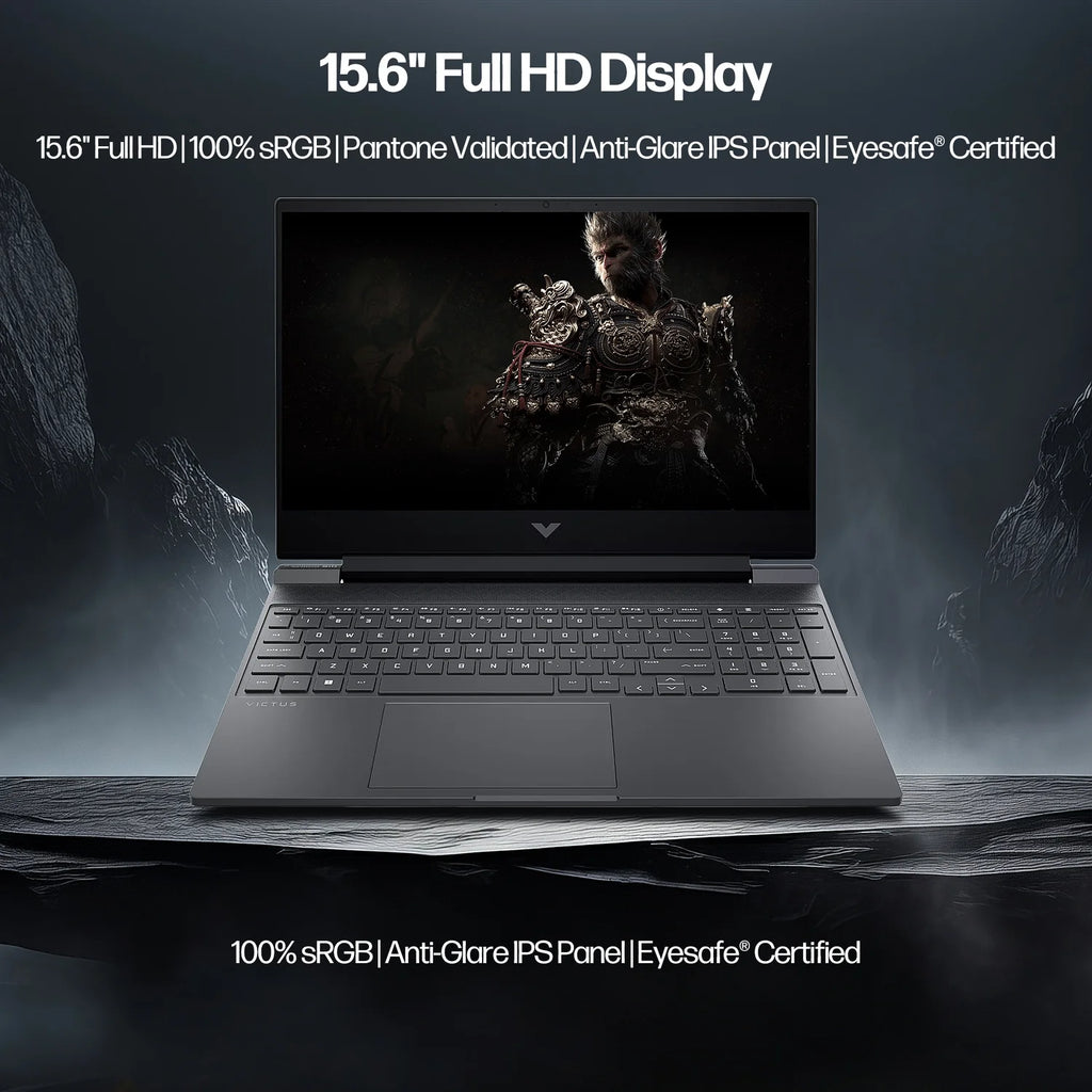15.6" FHD 144Hz Gaming Laptop, AMD Ryzen 7 7445HS, 64GB RAM, NVIDIA RTX 4050 GPU, 2TB SSD, Mica Silver, Windows 11 Pro T49476