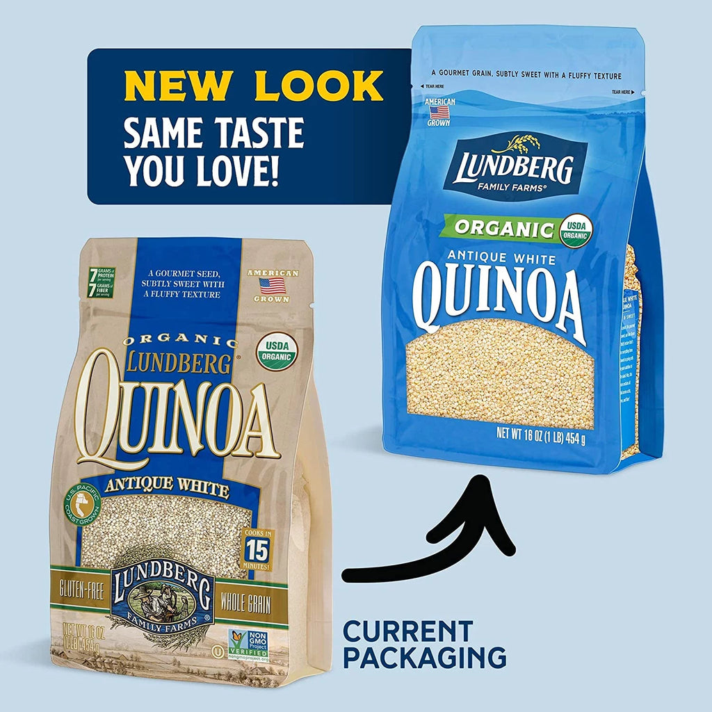 ORGANIC ANTIQUE WHITE QUINOA Pack of 6 Q153