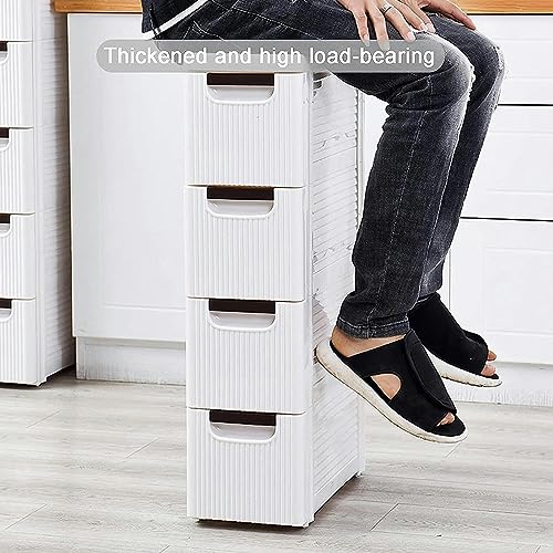 Thin Floor Cabinet with Drawer and Storage Shelf L53853