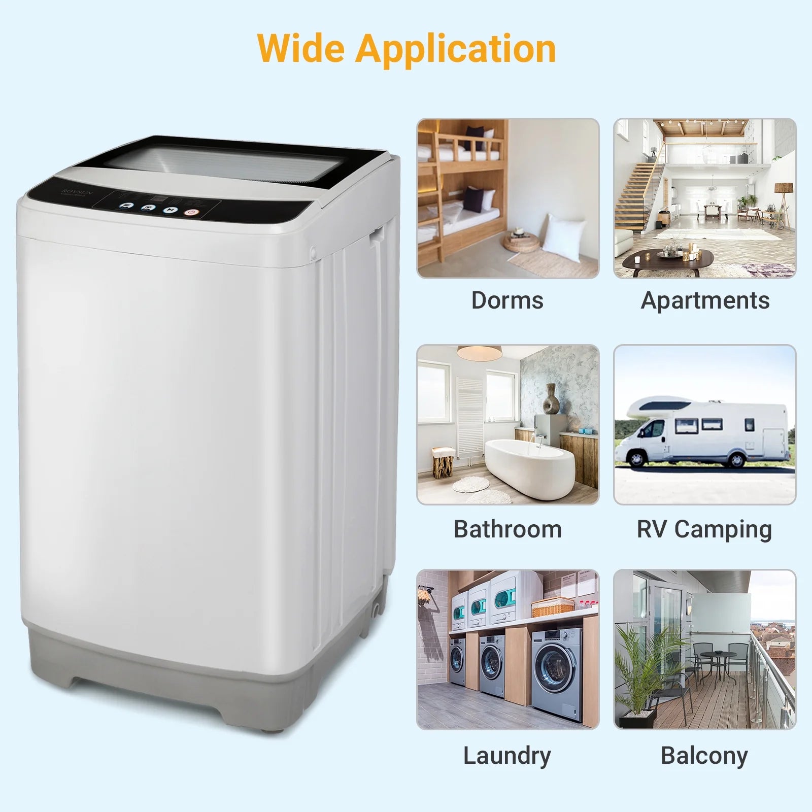13lbs Portable Washing Machine with Spin Dryer N92488