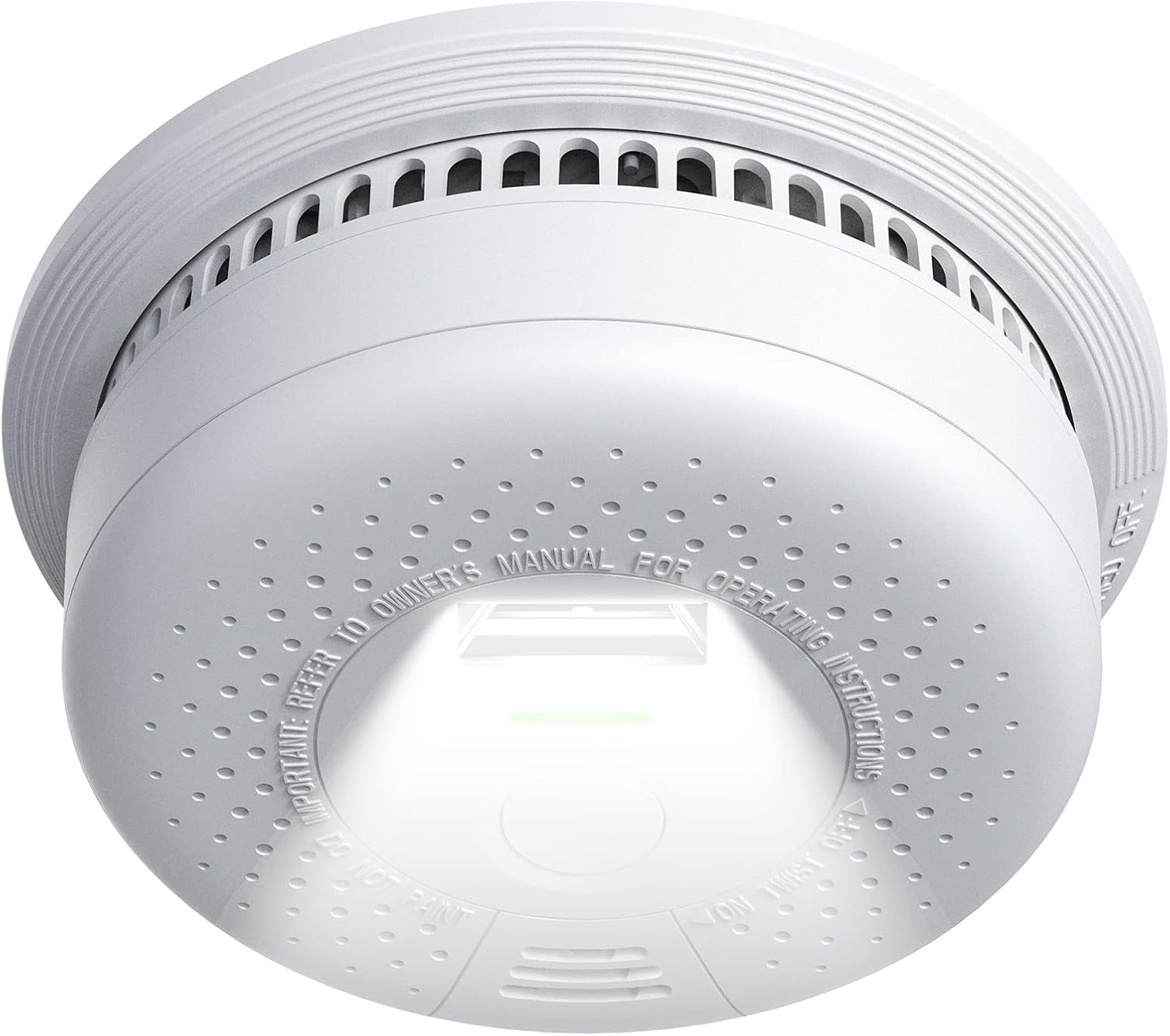 10-Year Battery Smoke Detector with Escape Light M12715