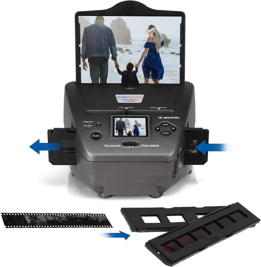 16MP Film Scanner with 2.4" LCD Screen for 35mm Slides and Negatives A8300