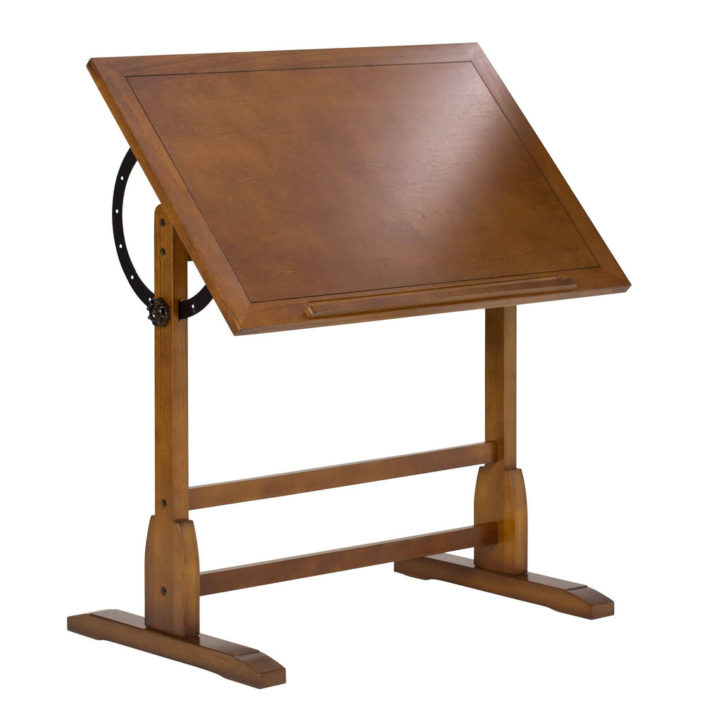 Rustic Oak Drafting Table T699