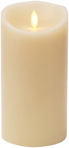 Flameless Candles Set of 3, Ivory, Real Wax R409