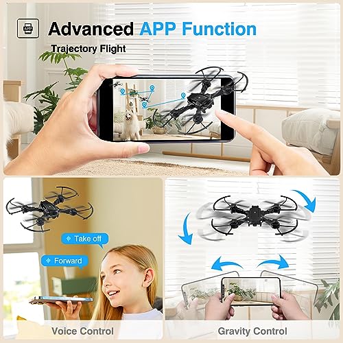 1080P Camera FPV Foldable Drone with 2 Batteries H99132