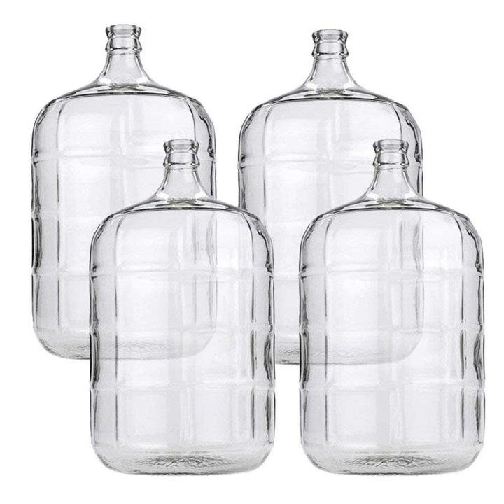 4 X 5 Gallon Glass Carboy J38686