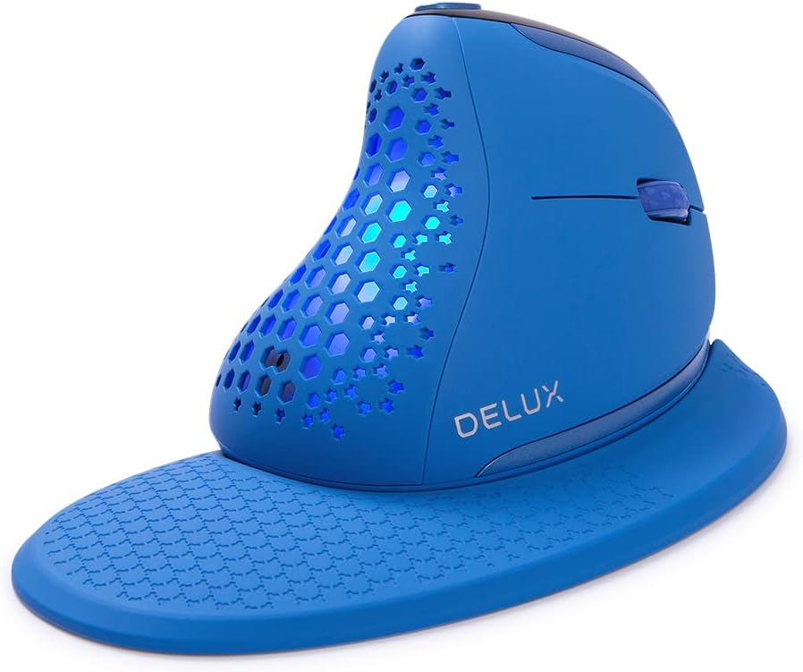 Wireless Ergonomic Vertical Mouse with OLED Screen, 7200DPI, Rechargeable C330