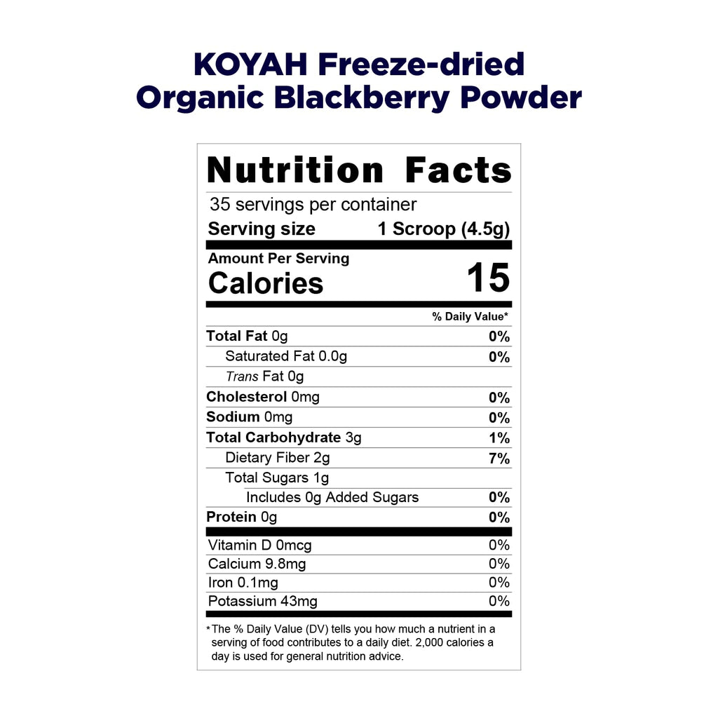 Organic Blackberry Powder O840