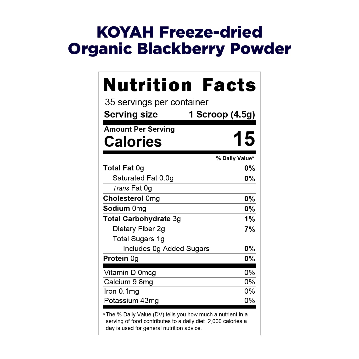 Organic Blackberry Powder O840