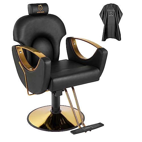 Pink Hydraulic Reclining Barber Chair T86113