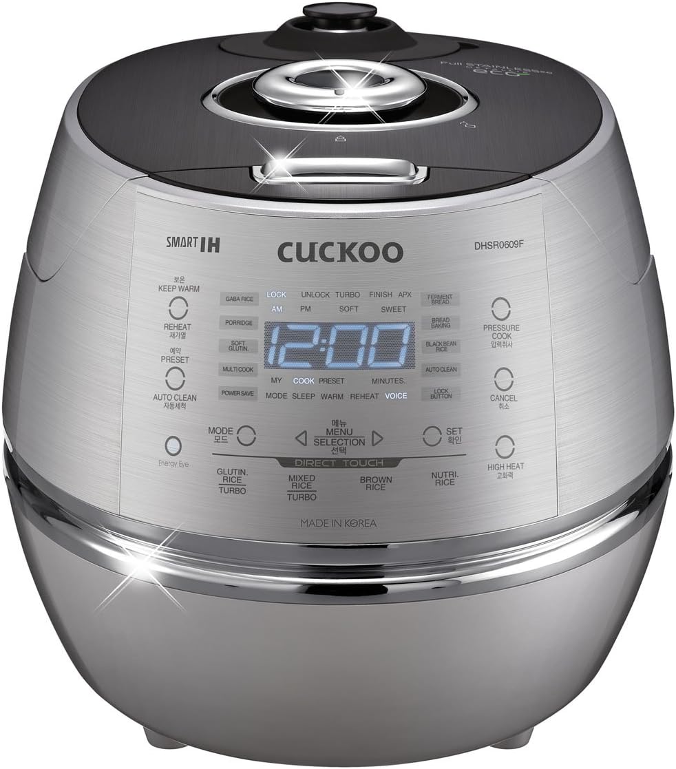 6 Cup IH Pressure Rice Cooker, Metallic G3551