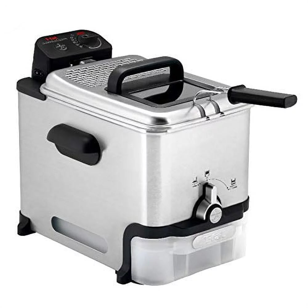 3.5L Deep Fryer with Basket, 1700W, Oil Filtration, Temp Control, Digital Timer C99476