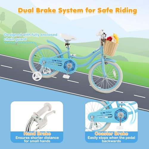 14 16 18 Inch Kids Bicycle with Training Wheels W661