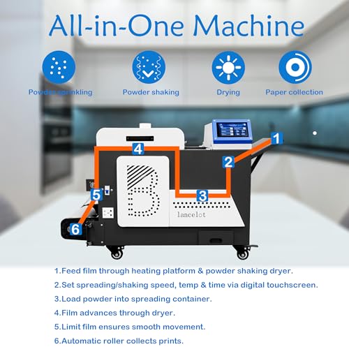 DTF Curing Oven and Powder Shaker X7812